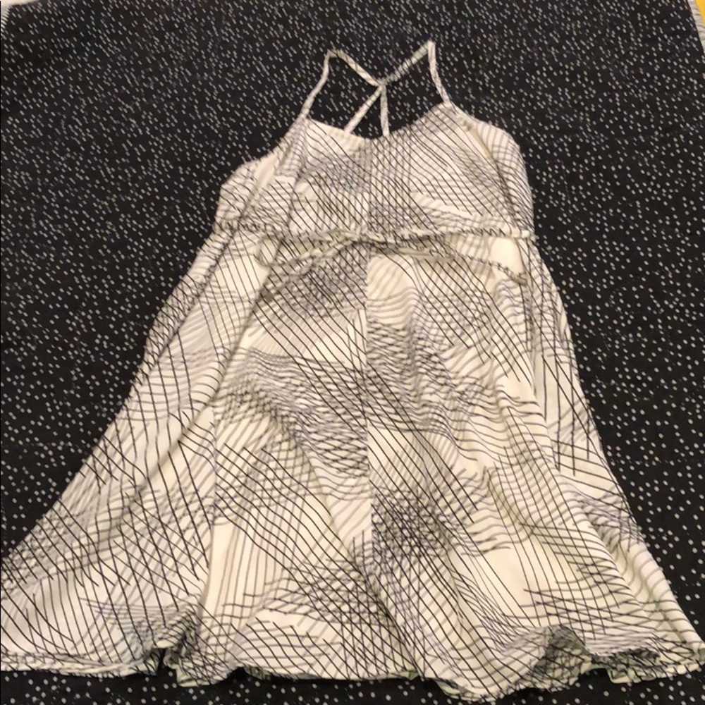 Motherhood Maternity black and white dress